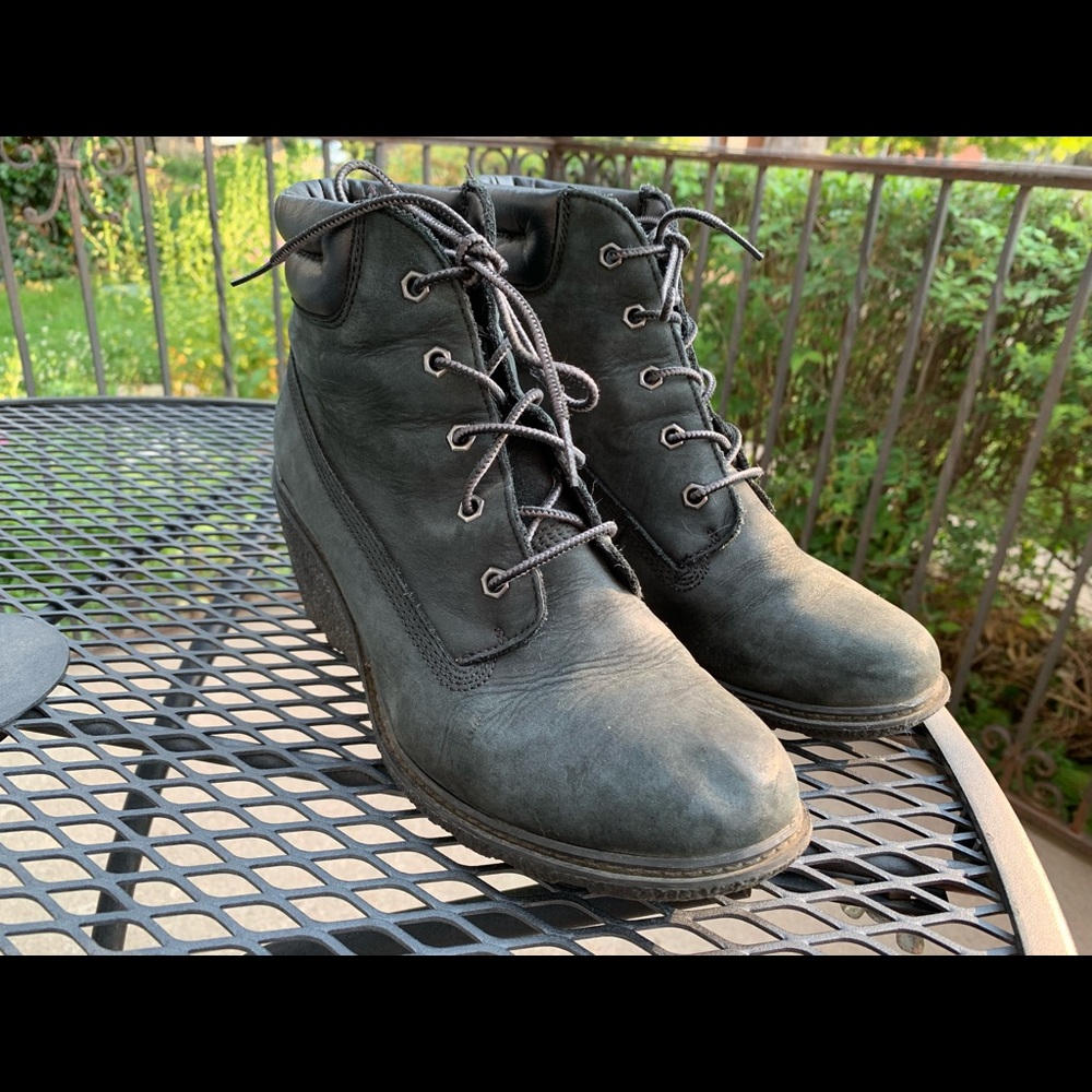 Timberland wedge boots